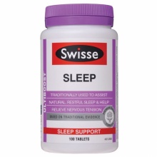 Swisse Sleep 新包装 斯维诗 睡眠片 助眠片 改善睡眠 缓解压力 成人 中老年 睡眠 睡眠片100粒*1瓶 澳洲进口 澳洲代购 澳洲直邮
