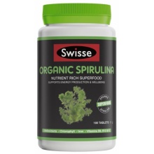 Swisse Organic Spirulina 新包装 斯维诗 有机螺旋藻 100片/瓶 含叶绿素 维生素 均衡营养 维持身体健康 澳洲进口 澳洲代购 澳洲直邮