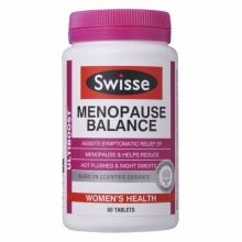 Swisse menopause balance 斯威斯 大豆异黄酮片 更年期 平衡营养素 60粒3瓶 卵巢保养 改善睡眠 调节更年期 效期好 澳洲代购 澳洲直邮 澳洲进口
