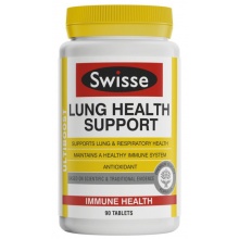 Swisse Lung Health Support 斯威斯 肺部动能片 草本 复合维生素片 护肺 养肺 润肺 戒烟 吸烟 雾霾 必备调和 免疫系统健康 清肺片 90片 澳洲代购 澳洲直邮 澳洲进口