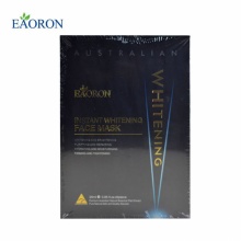 Eaoron Instant Whitening Face Mask 澳容 水光针面膜(美白) 黑面膜 水光净透黑面膜 25g*5片 /盒 击退暗沉 补水保湿 提亮肤色 男女通用 澳洲进口 澳洲进口 澳洲代购