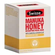 Swisse Manuka Honey Detoxifying Facial Mask 新包装  斯维诗 麦努卡 蜂蜜面膜 蜂蜜排毒面膜 麦卢卡蜂蜜面膜 控油清洁毛孔去黑头 70g 澳洲直邮 澳洲代购 澳洲进口