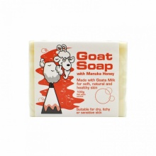 Goat Soap 山羊奶皂手工 香皂 洗手洁面沐浴皂 保湿润肤 敏感肌肤 婴幼儿童孕妇适用 麦卢卡蜂蜜味 100g 澳洲原装进口 澳洲直邮 澳洲代购