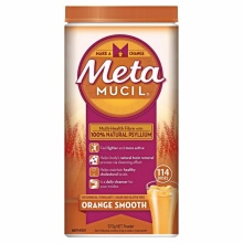 Metamucil 天然膳食纤维素粉剂 清肠宿便 香橙味673g meta纤维粉