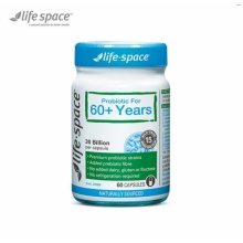 澳洲代购 直邮 Life Space 中老年人 益生菌 60+ 调理肠胃 便秘 益生元 60粒 澳洲进口