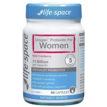 澳洲代购直邮 Life Space 益倍适成人女性 益生菌 胶囊60粒/瓶 澳洲进口 添加 蔓越莓 成分