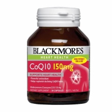 Blackmores CoQ10 新包装 澳佳宝 辅酶 Q10  心脏宝 护心宝  保护 心脑血管 健康 澳佳宝 辅酶 Q10 150mg30粒 澳洲进口 澳洲代购 直邮