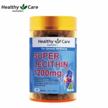 Healthy Care Lecithin 新包装 澳洲 大豆 卵磷脂 软胶囊 hc 软磷脂 1200mg 100粒 澳洲进口 澳洲代购 澳洲直邮