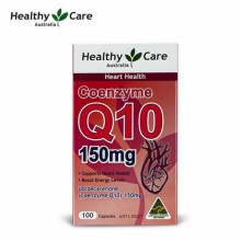 Healthy Care CoEnzyme 新包装 辅酶素 q10 软胶囊 心脏保护 保健品 高浓度 辅酶 Q10 软胶囊 150mg 100粒 澳洲代购 澳洲直邮 澳洲进口