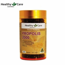 Healthy Care Propolis  新包装 黑蜂胶 高浓度 蜂胶 软胶囊 2000mg*200粒 澳洲代购 澳洲直邮 澳洲进口