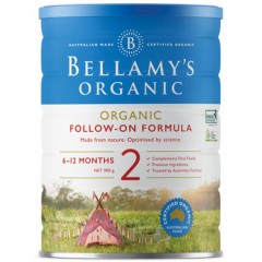 澳洲代购直邮新西兰Bellamy's 贝拉米有机奶粉900g 2段（包邮，包税）