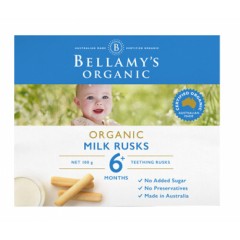 澳洲代购直邮新西兰Bellamy's 贝拉米有机婴儿磨牙棒 宝宝辅食零食 100g 6月+