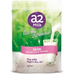 澳洲代购直邮新西兰 A2 成人脱脂奶粉1kg （包邮）