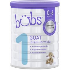澳洲代购直邮新西兰Bubs 博宝婴儿配方羊奶粉1,2,3段 800g（包邮）