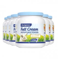 澳洲代购直邮MF Maxigenes Full Cream Instant Milk Powder 美可卓全脂奶粉 蓝胖子适合全家饮用 1kg（包邮）