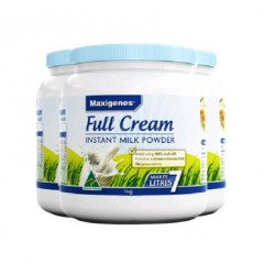 澳洲代购直邮MF Maxigenes Full Cream Instant Milk Powder 美可卓全脂奶粉 蓝胖子适合全家饮用 1kg（包邮）