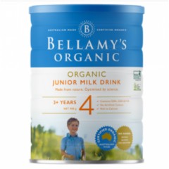 澳洲代购直邮新西兰Bellamy's 贝拉米有机奶粉900g 4段 （包邮，包税）