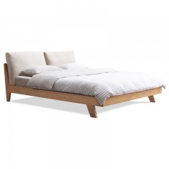 澳洲代购 纯实木软包床Australia purchasing pure solid wood soft-packed bed