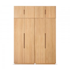 澳洲代购 全实木四门衣柜Australia purchasing all solid wood four-door wardrobe