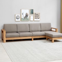 澳洲代购 实木沙发小四人转角Australian purchasing solid wood sofa small four-person corner