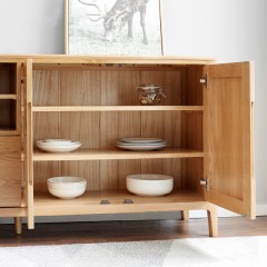 澳洲代购 全实木4门餐边柜Australia purchasing all solid wood 4-door sideboard