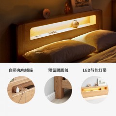 澳洲代购 全实木夜光床Australia purchasing all solid wood luminous bed