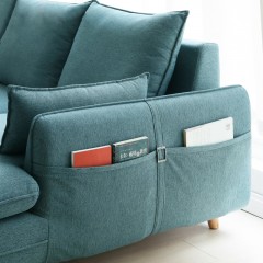 澳洲代购 布艺沙发三人转角Australia purchasing fabric sofa three-person corner