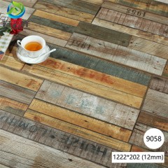 9058(12mm) 1㎡强化复合地板 正品 个性时尚拼色 耐磨