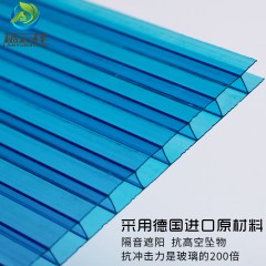 PC中空阳光板耐力板阳光房温室大棚保温采光板广告灯箱PC hollow sun board, endurance board, sun room insulation daylighting board