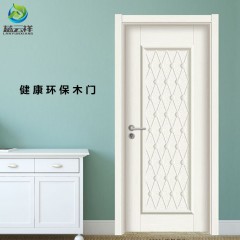 室内门卧室门套装门生态烤漆木门实木复合门房间门房门Interior bedroom door set door ecological paint solid wood composite door room door