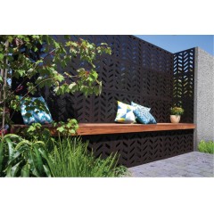 Outdeco Herringbone Corten Steel 1200x600mm