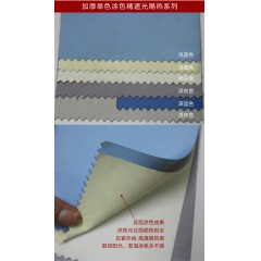 Sun room shading, heat insulation and cooling thickening track electric manual environmental protection ceiling curtain