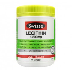 Swisse Lecithin 斯维诗 大豆卵磷脂胶囊 1200mg 300粒/瓶 呵护肝脏 维持中老年身体健康 澳洲进口 澳洲代购 澳洲直邮