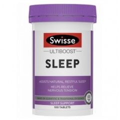 Swisse Sleep 新包装 斯维诗 睡眠片 助眠片 改善睡眠 缓解压力 成人 中老年 睡眠 睡眠片100粒*1瓶 澳洲进口 澳洲代购 澳洲直邮
