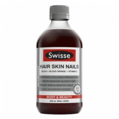 Swisse Hair Skin Nails 新包装 斯维诗 护肤 护甲 护发 胶原蛋白液 维c 血橙 口服液 500ml 澳洲原装进口 澳洲代购 澳洲直邮