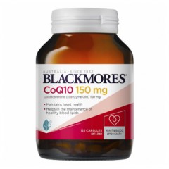 blackmores 大瓶量贩装 新包装 澳佳宝 高浓缩辅酶 Q10胶囊 保护心脏 150mg/125粒 澳洲进口 澳洲代购 直邮