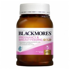 澳佳宝 Blackmores 新包装 孕妇 黄金素 富含 叶酸 DHA 钙片 复合维生素 低致 便秘性铁 180粒 备孕孕期哺乳期 澳洲进口 澳洲代购 直邮