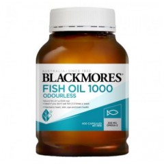 澳佳宝 Blackmores 新包装 深海鱼油 软胶囊 调节三高 血压 血脂 血糖 高浓度 400粒 无腥 鱼油 400粒 澳洲进口 澳洲代购 直邮