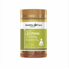 Healthy Care Lecithin 新包装 澳洲 大豆 卵磷脂 软胶囊 hc 软磷脂 1200mg 100粒 澳洲进口 澳洲代购 澳洲直邮