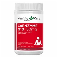 Healthy Care CoEnzyme 新包装 辅酶素 q10 软胶囊 心脏保护 保健品 高浓度 辅酶 Q10 软胶囊 150mg 100粒 澳洲代购 澳洲直邮 澳洲进口