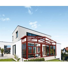 Isolated-shaped sun room, European-style flat-roof glass room, broken bridge, aluminum alloy sealed balcony and terrace