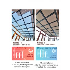 阳光房户外铝合金遮阳顶帘电动智能天幕隔热伸缩式手动全遮光Sun room outdoor aluminum alloy sunroof curtain, electric smart canopy, heat-insulating tele