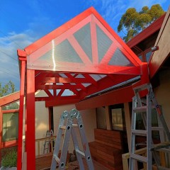 中国红凉棚  China Red Pergola