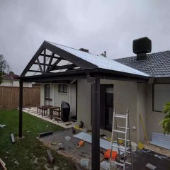 人字顶凉棚  Pergola with herringbone roof