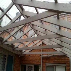 人字顶遮阳棚  Herringbone roof awning