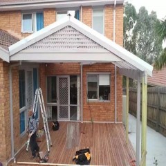 人字顶遮阳棚  Herringbone roof awning