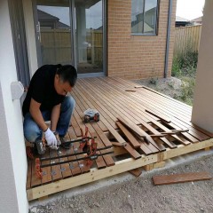 户外实木地板  Outdoor solid wood flooring