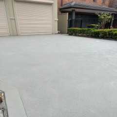 水泥车道铺设  Concrete driveway paving