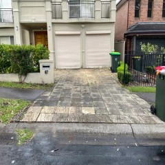 水泥车道铺设  Concrete driveway paving