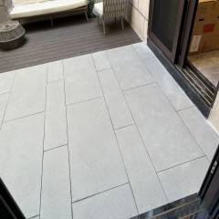 户外地砖铺设   Outdoor floor tile laying